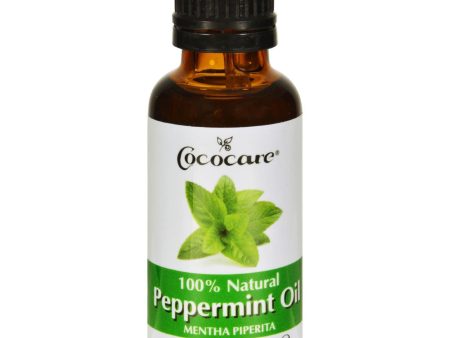 Cococare Peppermint Oil - 100 Percent Natural - 1 Fl Oz Supply