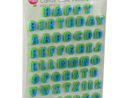 Cake Mate Candy Cake Decorations - Alphabet - 1.4 Oz - Case Of 12 Sale