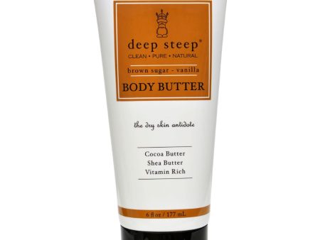 Deep Steep Body Butter - Brown Sugar Vanilla - 6 Oz Sale