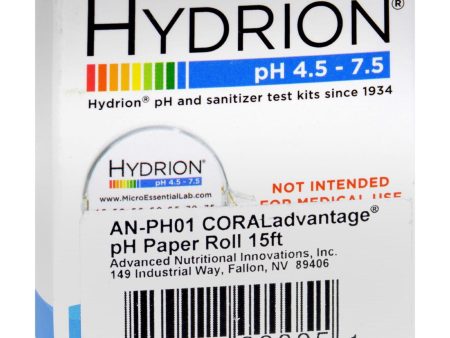 Advanced Nutritional Innovations Saliva Ph Test Papers - 1 Rolls Supply