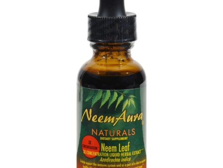 Neem Aura Certified Organic Triple Strength Neem Leaf Extract 1 To 5 - 1 Fl Oz Supply