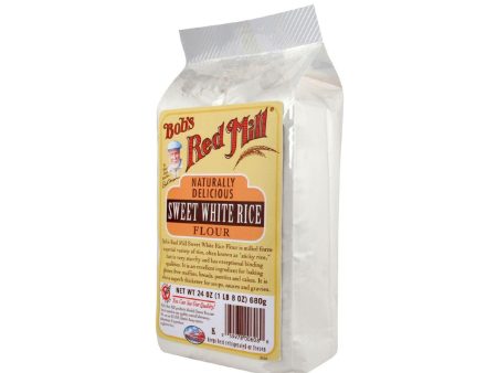 Bob s Red Mill Sweet White Rice Flour - 24 Oz - Case Of 4 Online now