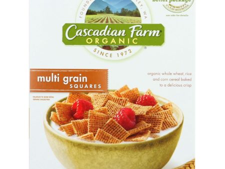 Cascadian Farm Cereal - Organic - Multi-grain Squares - 12.3 Oz - Case Of 10 For Discount