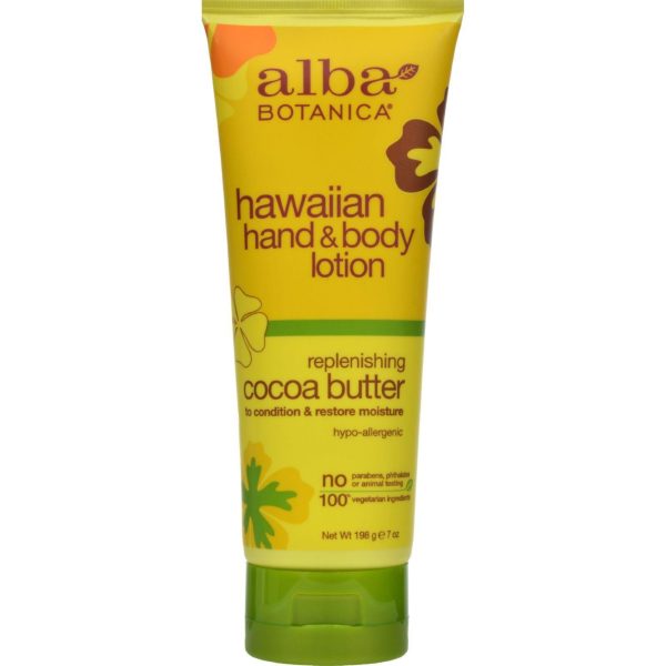 Alba Botanica Hawaiian Hand And Body Lotion Cocoa Butter - 7 Fl Oz Fashion