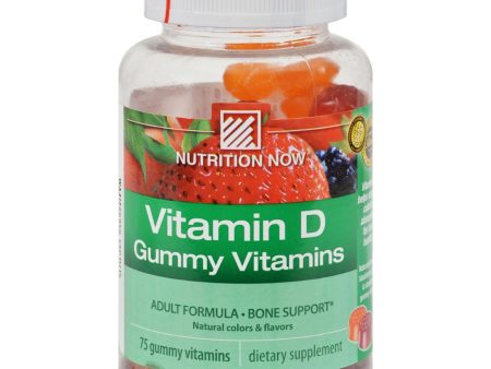 Nutrition Now Vitamin D Gummy Vitamins - 75 Gummies Hot on Sale