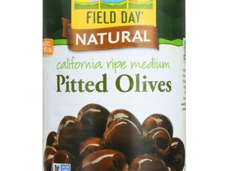 Field Day Olives - Black - Pitted - California Ripe Medium - 6 Oz - Case Of 12 Sale