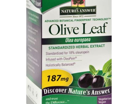 Nature s Answer Oleopein Olive Leaf Extract - 60 Vegetarian Capsules Discount