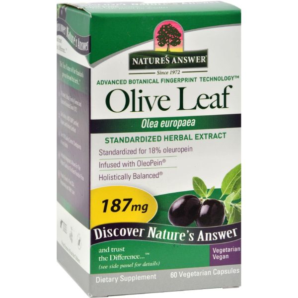 Nature s Answer Oleopein Olive Leaf Extract - 60 Vegetarian Capsules Discount