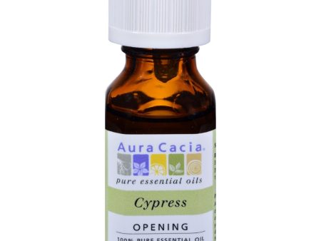 Aura Cacia Essential Solutions Oil Cypress - 0.5 Fl Oz Fashion