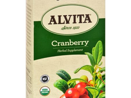 Alvita Tea - Organic - Cranberry Herbal - 24 Tea Bags Fashion