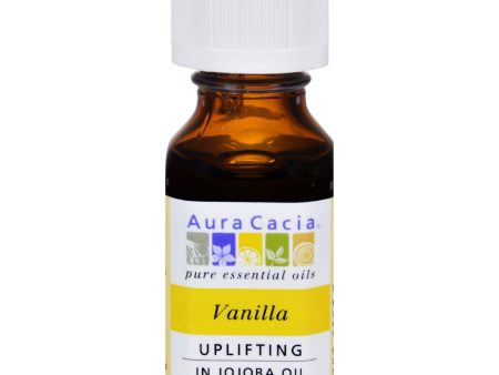 Aura Cacia Vanilla In Jojoba Oil - 0.5 Fl Oz Hot on Sale