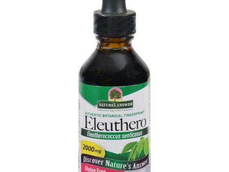 Nature s Answer Eleuthero - 2 Oz For Sale