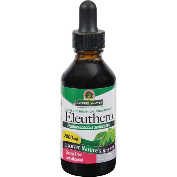 Nature s Answer Eleuthero - 2 Oz For Sale