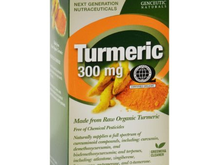 Genceutic Naturals Organic Turmeric - 300 Mg - 60 Capsules Cheap