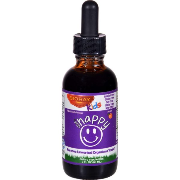 Bioray Kids Ndf - Happy - Drops - Peach - 2 Oz Hot on Sale