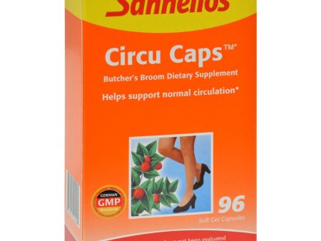 Sanhelios Circu Caps With Butcher s Broom And Rosemary - 96 Capsules Cheap