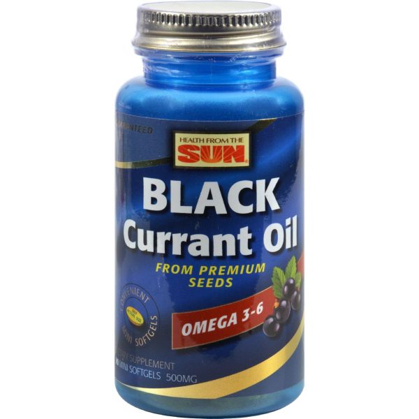 Health From The Sun Black Currant 500 - 90 Softgels Online now