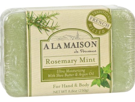 A La Maison Bar Soap Rosemary Mint - 8.8 Oz Hot on Sale