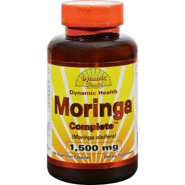 Dynamic Health Moringa Complete - 1500 Mg - 60 Vegetarian Capsules on Sale