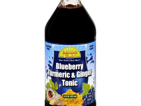 Dynamic Health Tonic - Blueberry Turmeric And Ginger - 16 Oz Cheap