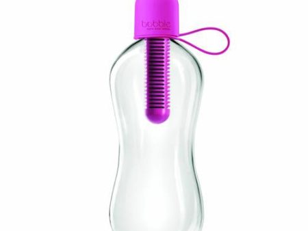 Bobble Water Bottle - With Carry Tether Cap - Medium - Magenta - 18.5 Oz Cheap