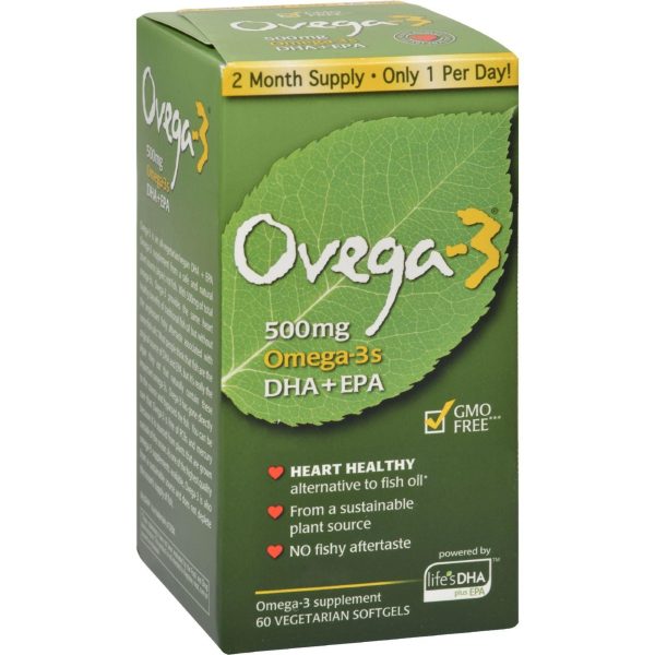 Amerifit Nutrition Ovega-3 - 500 Mg - 60 Vegetarian Softgels Hot on Sale