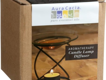 Aura Cacia Spiral Candle Lamp - Black - 1 Count Cheap