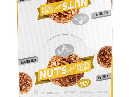 Betty Lou s Nut Butter Balls - Cashew Pecan - 1.4 Oz - 12 Ct Online now