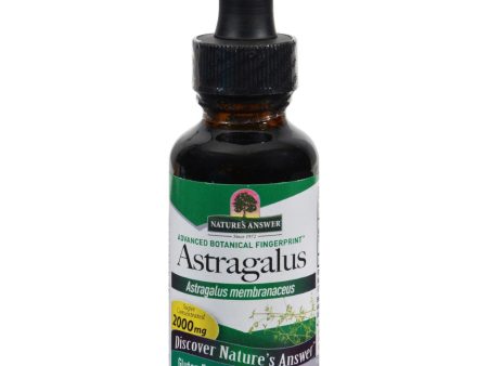 Nature s Answer Astragalus Root Alcohol Free - 1 Fl Oz For Cheap