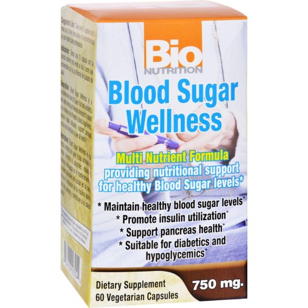 Bio Nutrition Blood Sugar Wellness - 60 Vegetarian Capsules Online