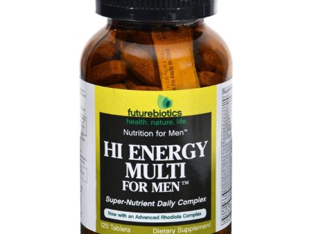 Futurebiotics Hi Energy Multi For Men - 120 Tablets For Sale