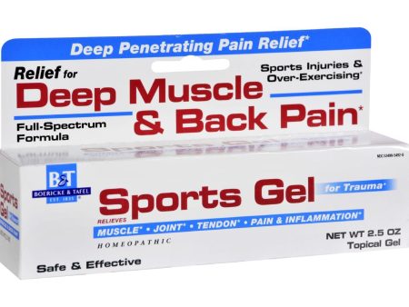 Boericke And Tafel Sports Gel - 2.5 Oz Discount