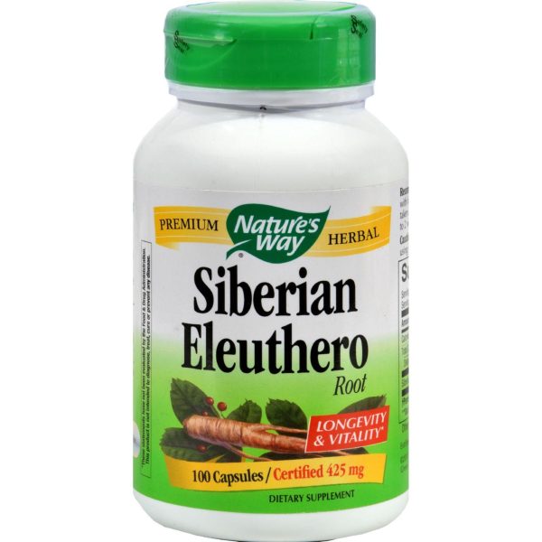 Nature s Way Siberian Eleuthero Root - 100 Capsules Sale