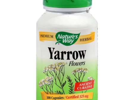 Nature s Way Yarrow Flower - 325 Mg - 100 Capsules Supply