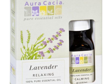 Aura Cacia Essential Oil Lavender - 0.5 Fl Oz - Case Of 3 Online Hot Sale