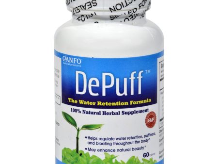 Canfo Natural Products Depuff - 60 Tablets For Sale