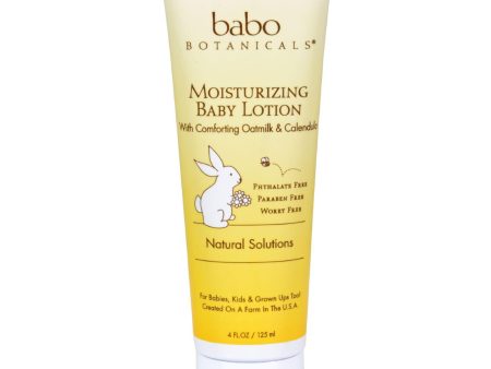 Babo Botanicals Baby Lotion - Moisturizing - 4 Oz Sale