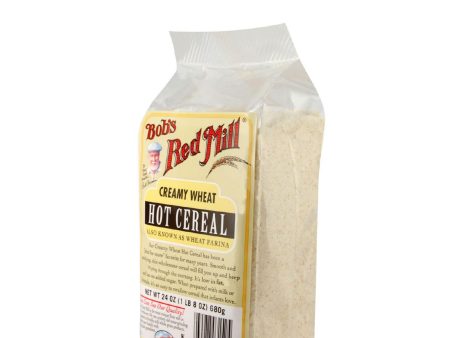 Bob s Red Mill Creamy Wheat Farina Hot Cereal - 24 Oz - Case Of 4 Online Sale