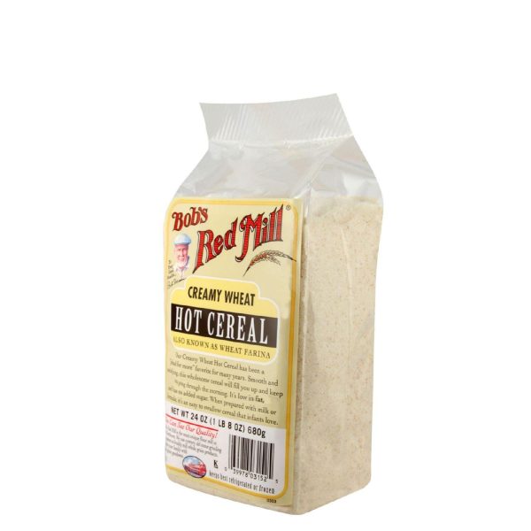 Bob s Red Mill Creamy Wheat Farina Hot Cereal - 24 Oz - Case Of 4 Online Sale