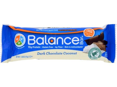 Balance Bar - Dark Chocolate Coconut - 1.58 Oz - Case Of 6 For Discount