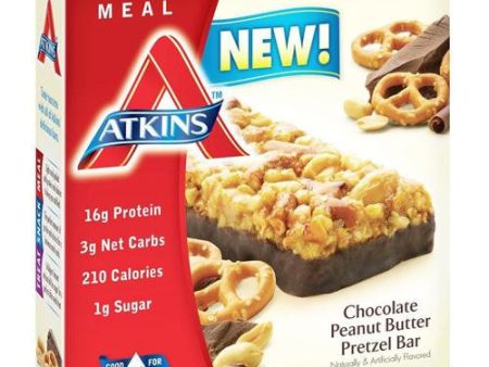 Atkins Advantage Bar - Chocolate Peanut Btr Prtzl - 5 Ct - 1.7 Oz - 1 Case Online now