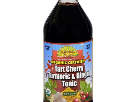 Dynamic Health Tonic - Tart Cherry Turmeric And Ginger - Organic Certified - 16 Oz Online