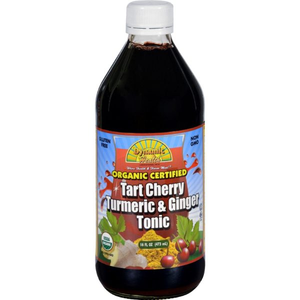 Dynamic Health Tonic - Tart Cherry Turmeric And Ginger - Organic Certified - 16 Oz Online