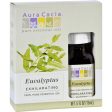 Aura Cacia Pure Essential Oil Eucalyptus Globulus - 0.5 Fl Oz - Case Of 3 Supply