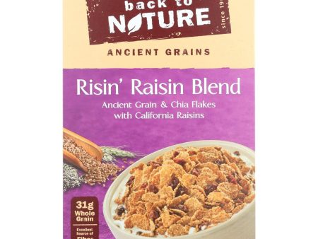 Beack To Nature Cereal - Risin Raisin Blend - 12 Oz - Case Of 6 For Sale