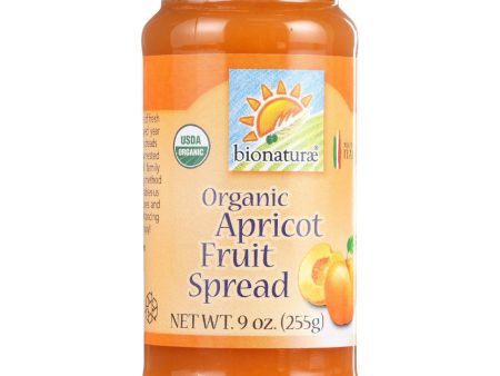 Bionaturae Fruit Spread - Organic - Apricot - 9 Oz - Case Of 12 Supply