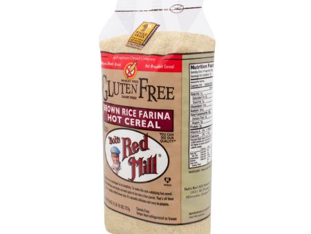 Bob s Red Mill Creamy Brown Rice Farina Hot Cereal - 26 Oz - Case Of 4 on Sale