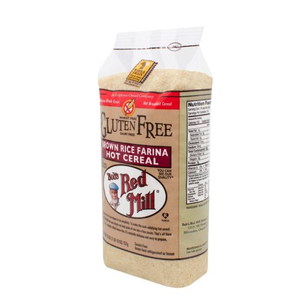 Bob s Red Mill Creamy Brown Rice Farina Hot Cereal - 26 Oz - Case Of 4 on Sale