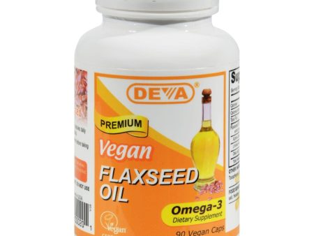 Deva Vegan Flaxseed Oil - 90 Vcaps Cheap