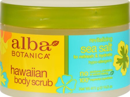 Alba Botanica Hawaiian Sea Salt Body Scrub - 14.5 Oz Cheap